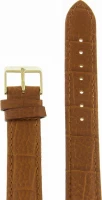 Ремешки maknamara 18 мм св.корич крокодил зол заст mp-18042
