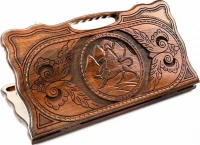 Нарды резные "Герб Осетии", Rasulov