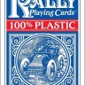 Карты "100% Plastic Rally Playing Сards blue"