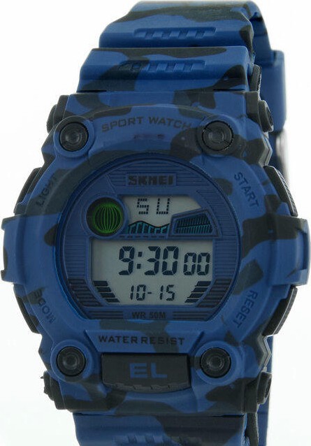 Skmei 1635CMBU blue camouflage