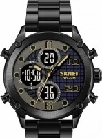 Наручные часы skmei 1975sbkbk black/black steel