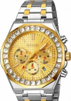 Наручные часы skmei 2380tgdgd silver gold/gold