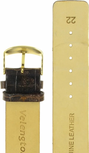 Ремешки velengton 22 темн-кор croco