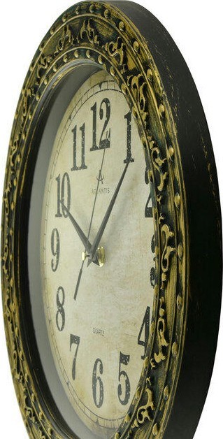 Настенные часы atlantis tld-35007С brown