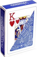 Карты &quot;Modiano Texas Poker&quot; 100% plastic 2 jumbo index blue