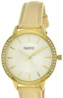 Наручные часы pacific x6167 корп-золот циф-бел рем беж