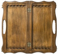 Шахматы + нарды резные c Араратом 50 с ручкой, Haleyan