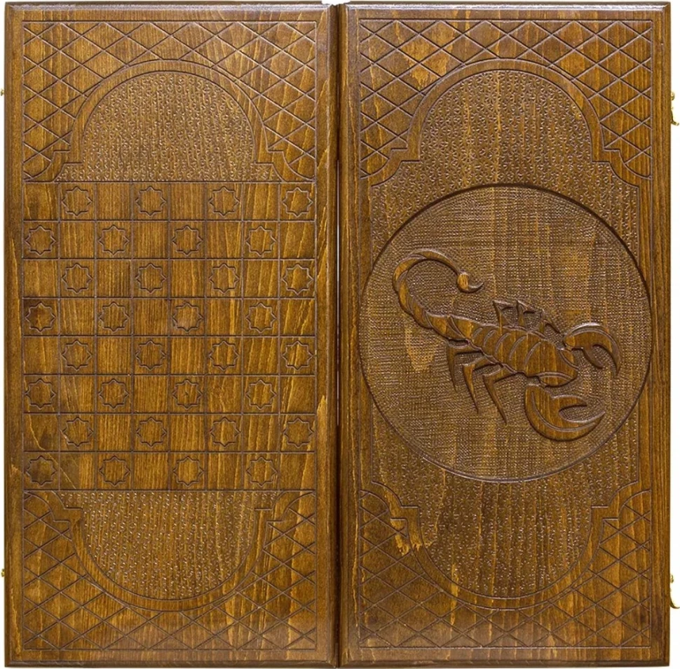 Нарды резные "Скорпион 3" 60, Ustyan