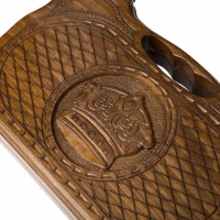 Нарды резные &quot;Корона&quot; с ручкой 30, Haleyan