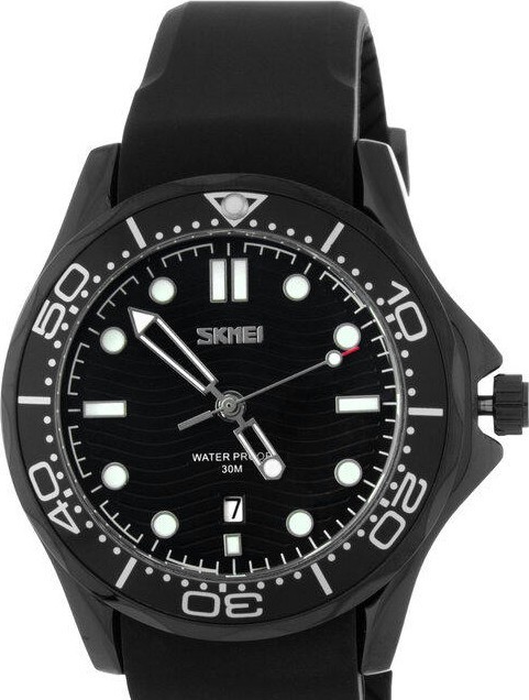 Наручные часы skmei 9276pbkbk black/black-silicone strap
