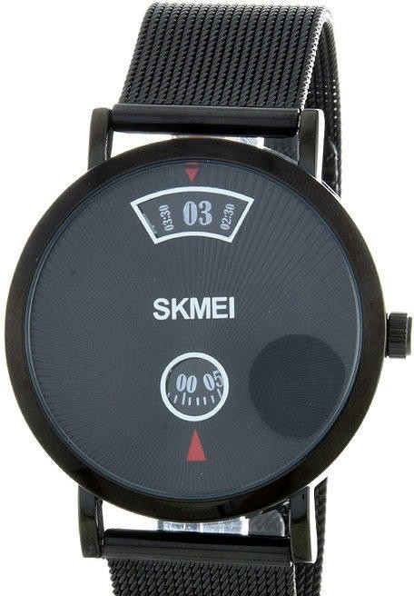 Наручные часы skmei 1489sbk black steel belt