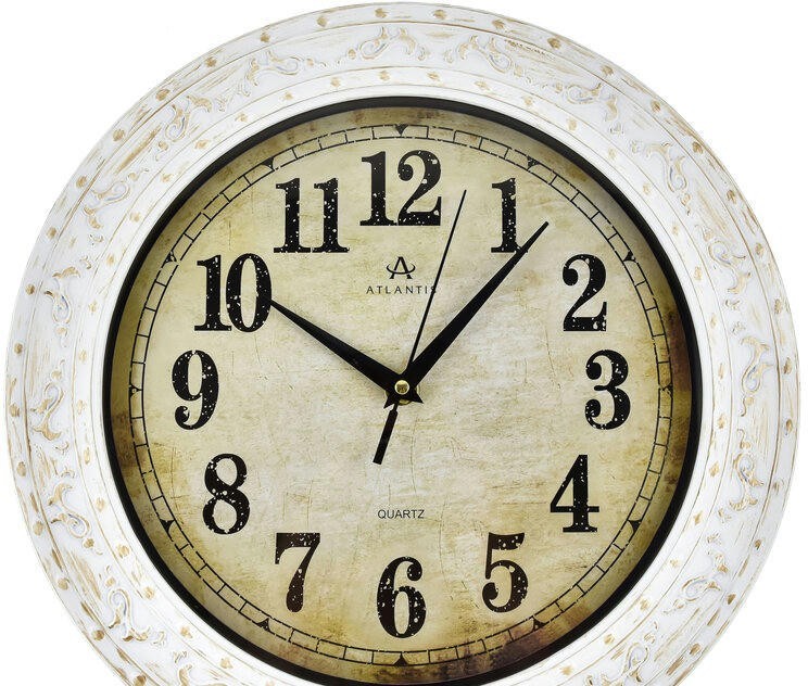 Настенные часы atlantis tld-35007С white
