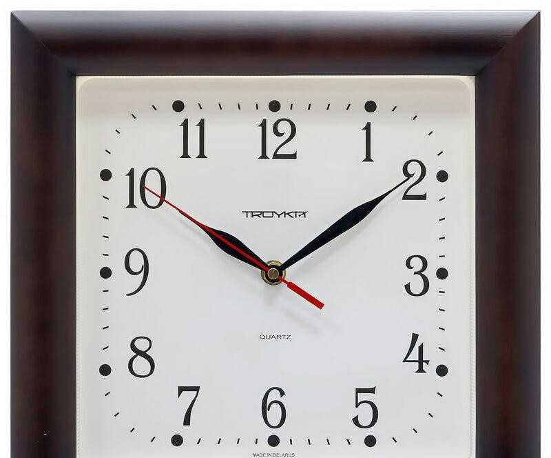 Настенные часы ТРОЙКА 81863835 Дерево