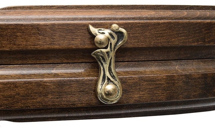 Шахматы + нарды резные "Овальные" 40, Haleyan