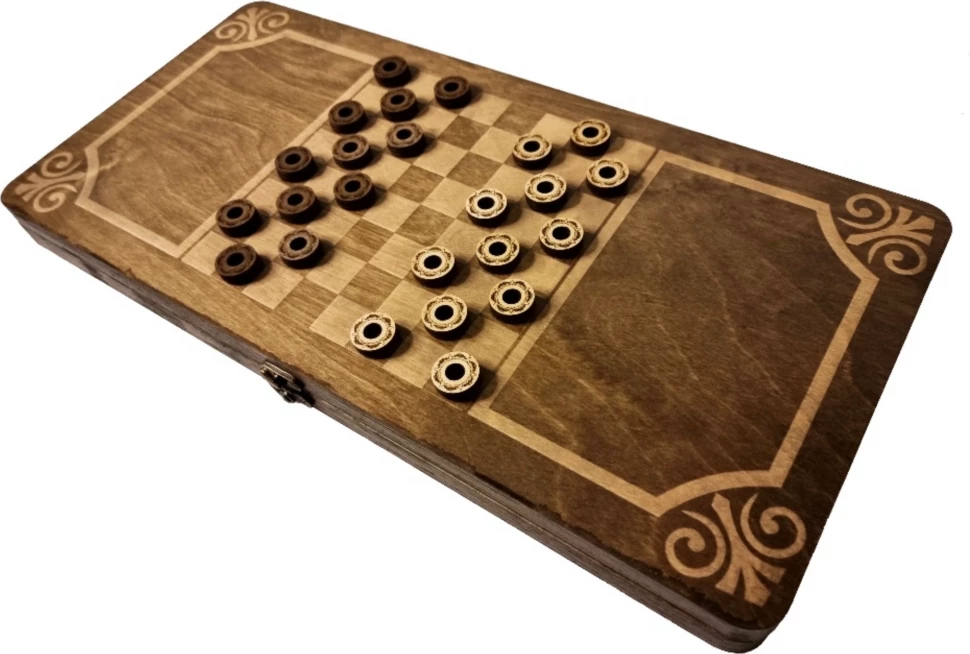 Нарды Марс "Лев 2" средние (деревянные, 50 см, Россия), Partida