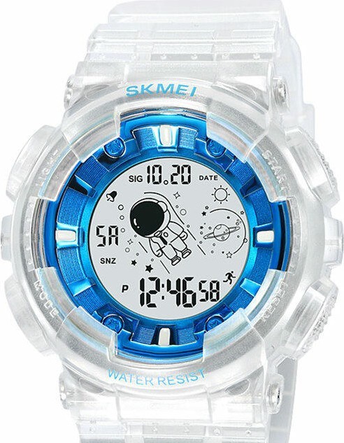 Skmei 2035WTBU transparent white/blue