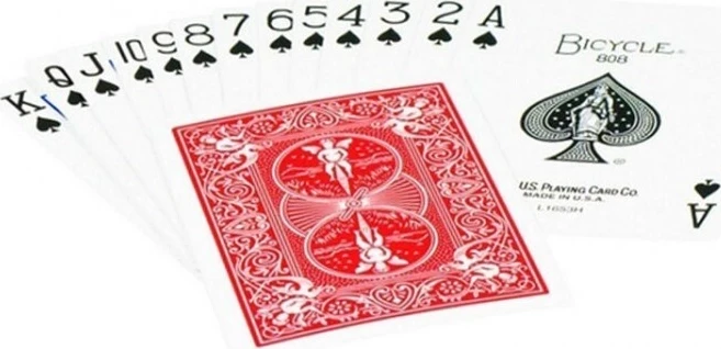 Игральные карты Bicycle Standard 54 карты,красные