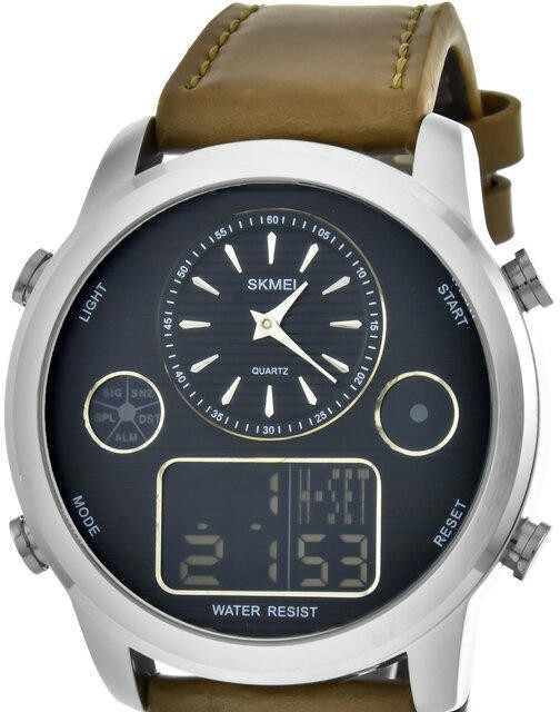 Наручные часы skmei 1653siltbn silver light brown