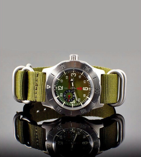 Наручные часы ВОСТОК 2415 (350501) ремень текстиль