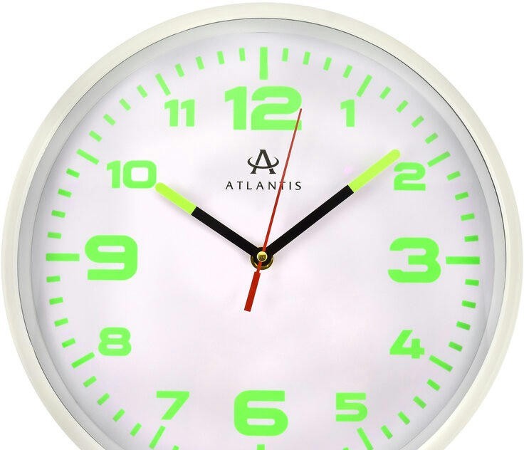 Настенные часы atlantis 612a11 white