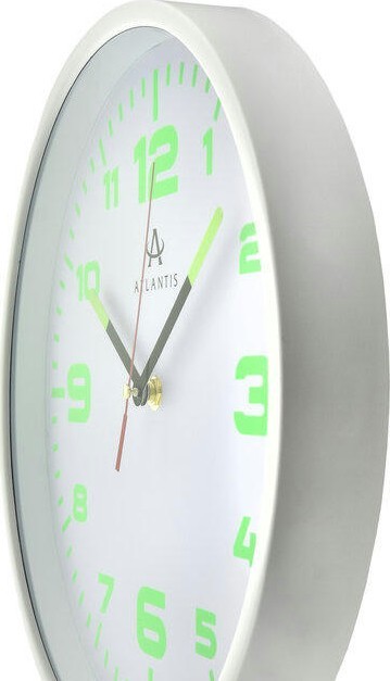 Настенные часы atlantis 612a11 white