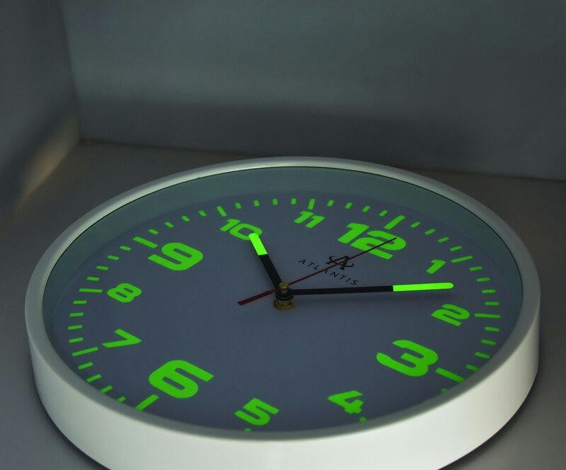 Настенные часы atlantis 612a11 white