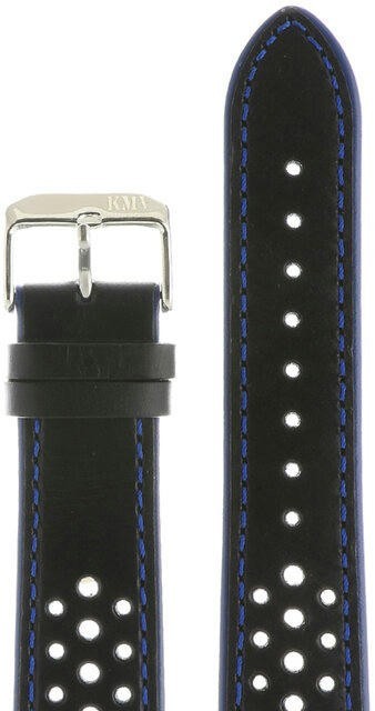 Ремешки "kmv" s-02, 22 р-р, black-blue, l