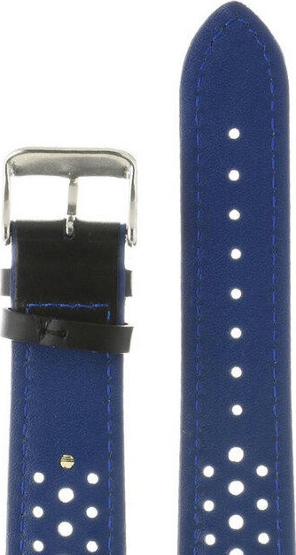 Ремешки "kmv" s-02, 22 р-р, black-blue, l