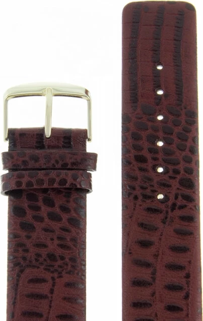 Ремешки velengton 22 темн-бордо змея