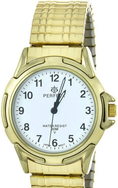 Наручные часы perfect x001-1 корп-жел циф-бел рез
