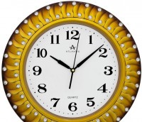 Настенные часы atlantis tld-35143b gold