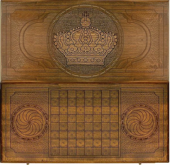 Нарды резные "Корона", Ustyan