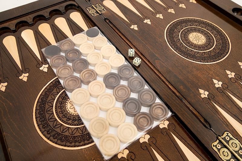 Нарды резные "Летящий Орел 1", Simonyan