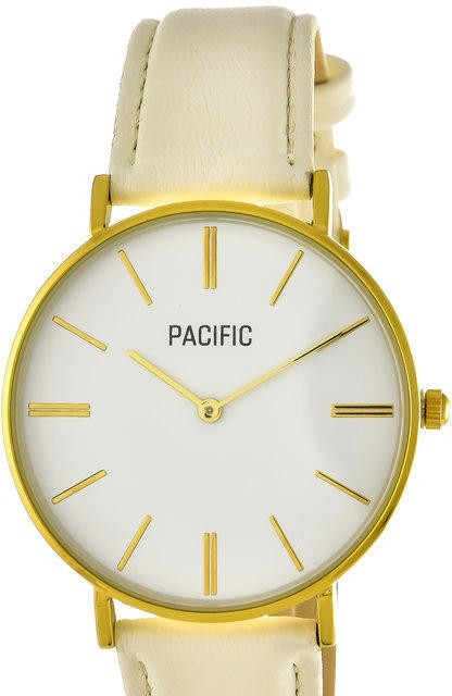 Наручные часы pacific x6169 корп-золот циф-бел рем бел
