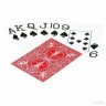 Карты "Bicycle Prestige Rider 100% Plastic Jumbo red"