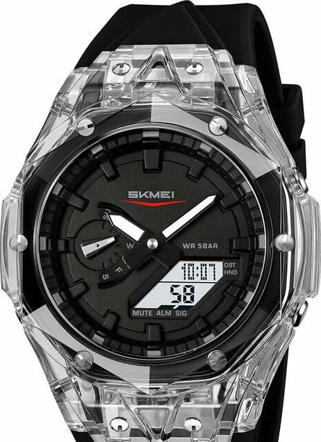 Наручные часы skmei 2411wtbk white/black