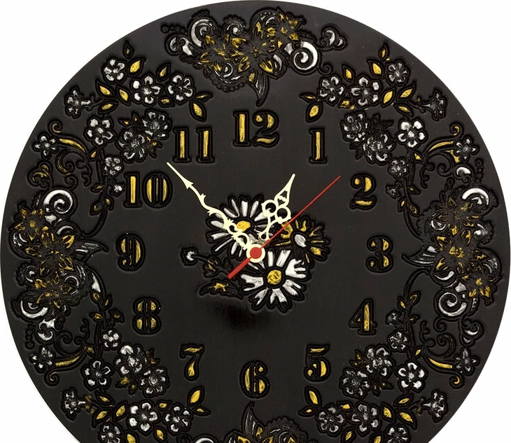 Настенные часы Бриг+ "Цветочный букет" ч-с