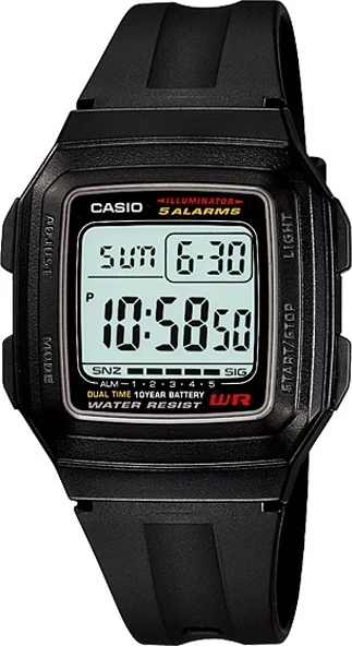 наручные часы casio f-201wa-1a
