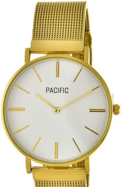 Наручные часы pacific x6169 корп-золот циф-бел сетка