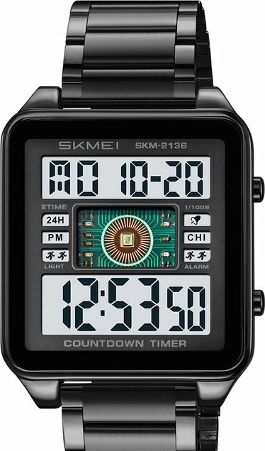 Наручные часы skmei 2136bkwt black/ white