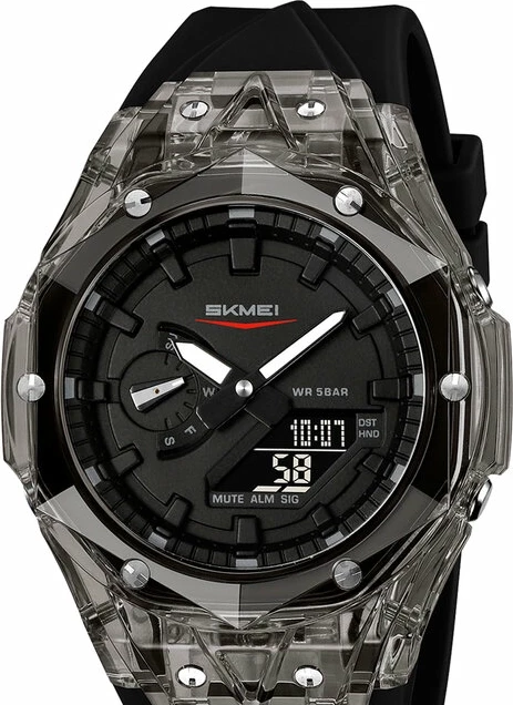 Наручные часы skmei 2411bkbk black/black