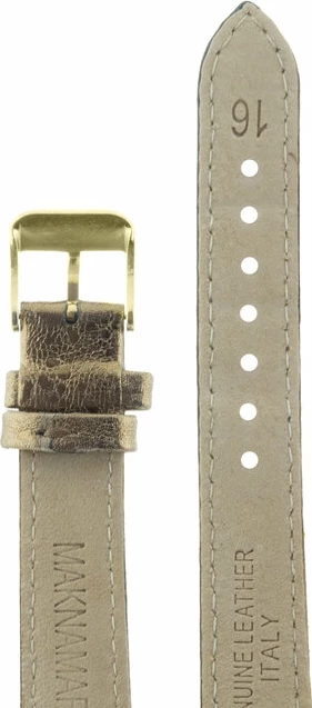 Ремешки maknamara 16 мм бронза зол заст mp-16122