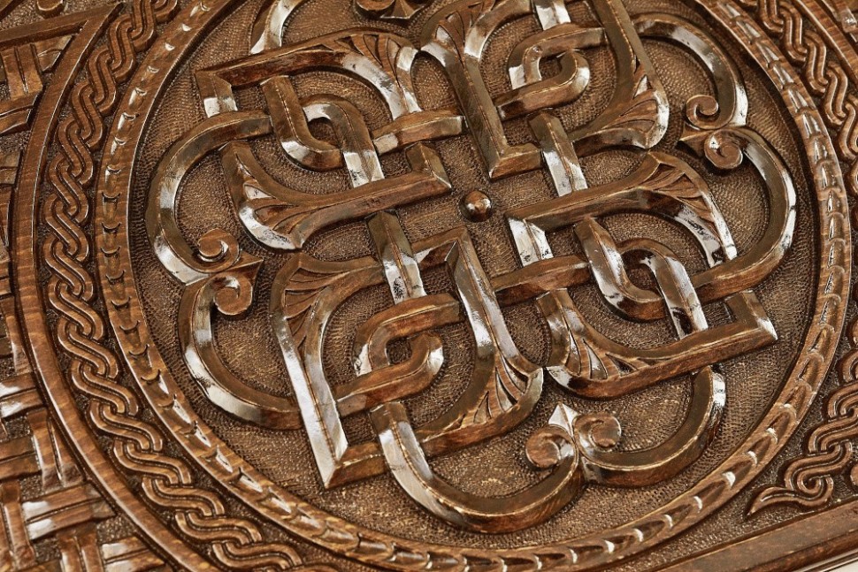 Нарды резные "Армянский узор 13" 60, Haleyan