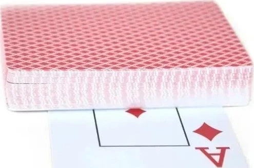 Карты для покера "Texas Holdem", 100% пластик, красные и синие (комплект из 2-х колод)