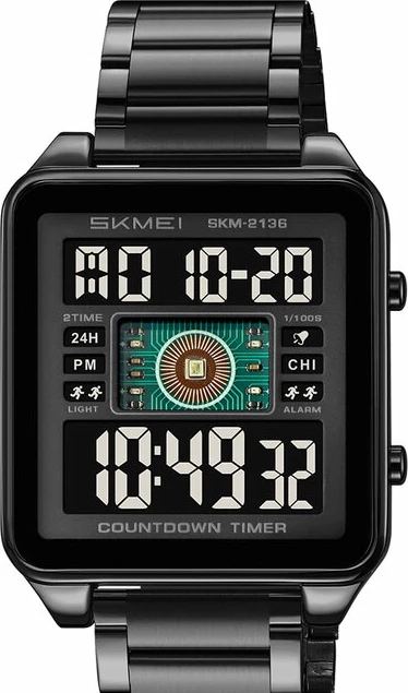 Наручные часы skmei 2136bkbk black/black