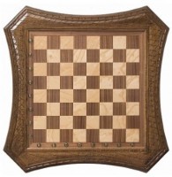 Шахматы резные восьмиугольные в ларце 50, Haleyan