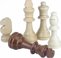 Шахматные фигуры деревянные с подложкой Partida 8,9 см