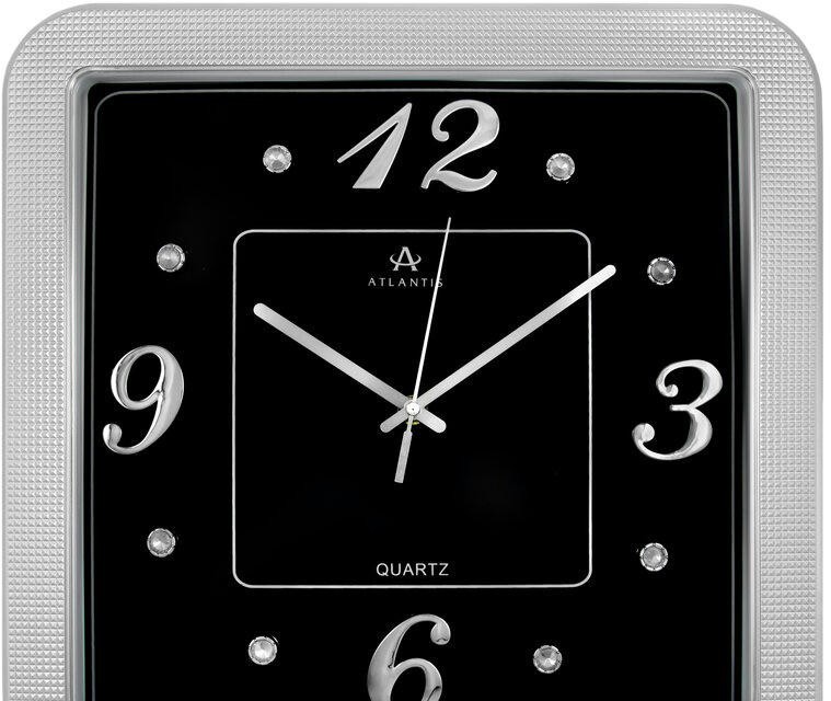 Настенные часы atlantis tld-3661b silver