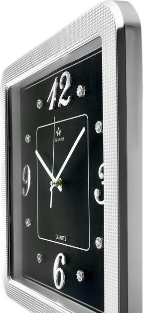 Настенные часы atlantis tld-3661b silver