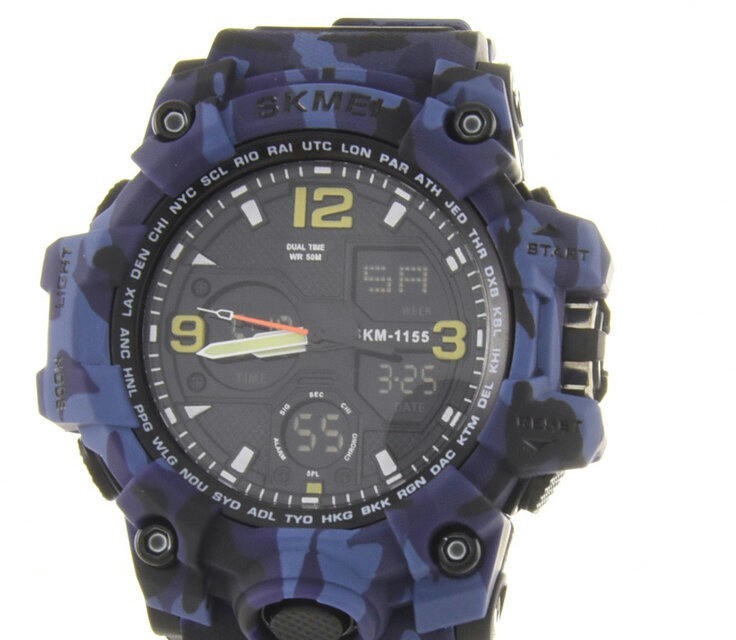 Skmei 1155BCMBU blue camo